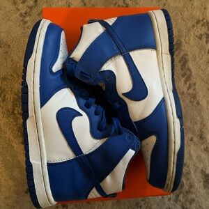 Nike Dunk High Game Royal (GS)- Size 3.5